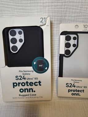 NWT 2 Rugged Black Cases for Samsung Galaxy S24 Ultra